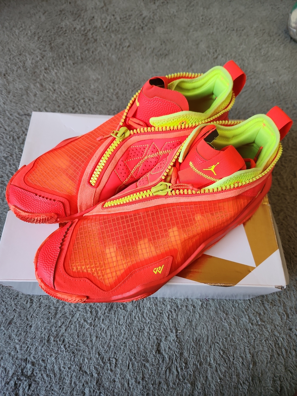 Size 14 - Air Jordan Why Not Zer0.6 Bright Crimson With Box